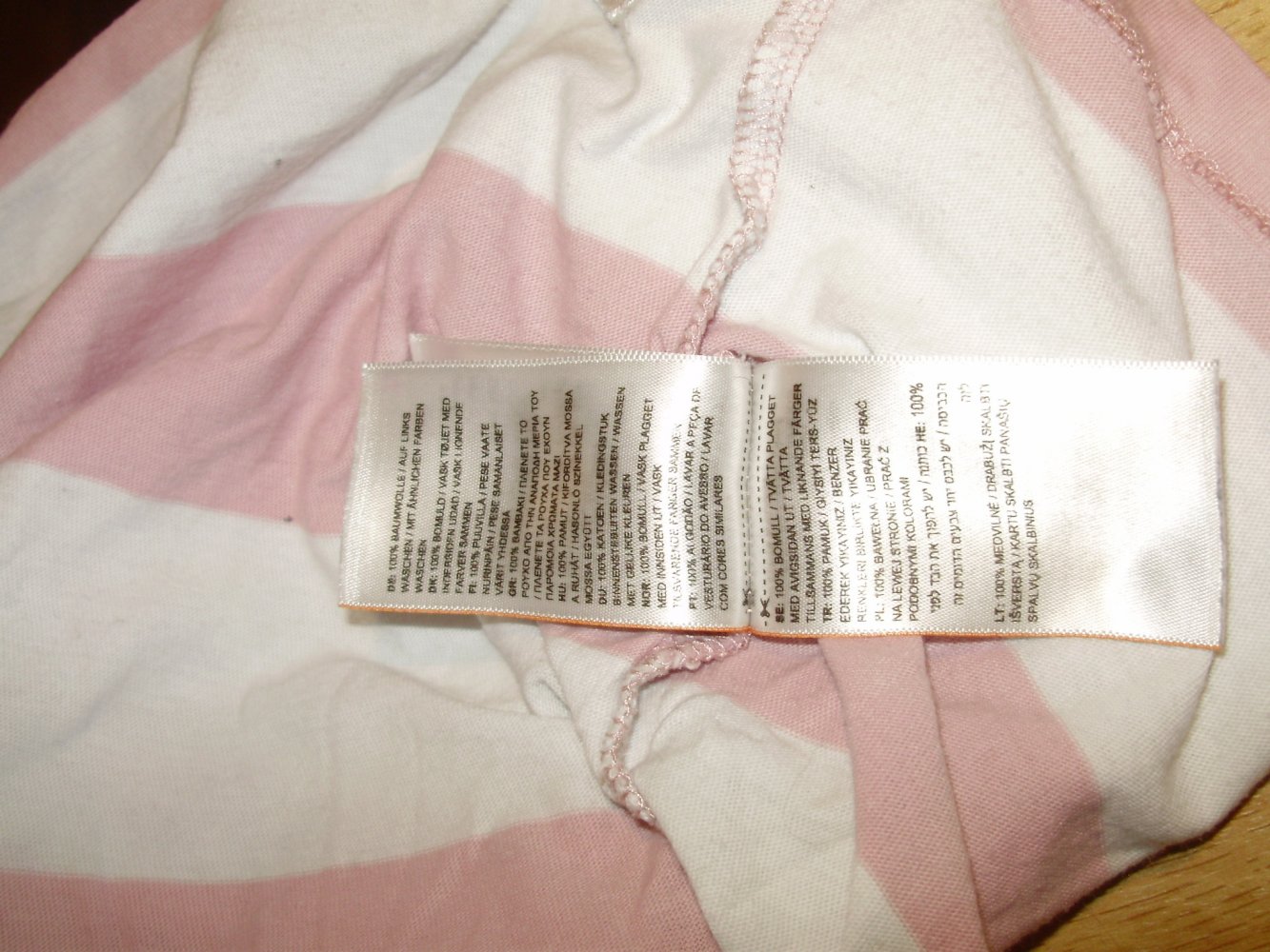 Superdry Shirt rose -weiß Streifen Cropped 38