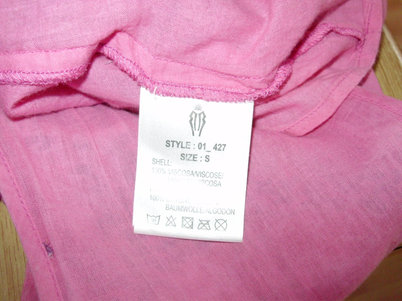 Bleifrei Kleid ausgefallen bunt zweilagig S