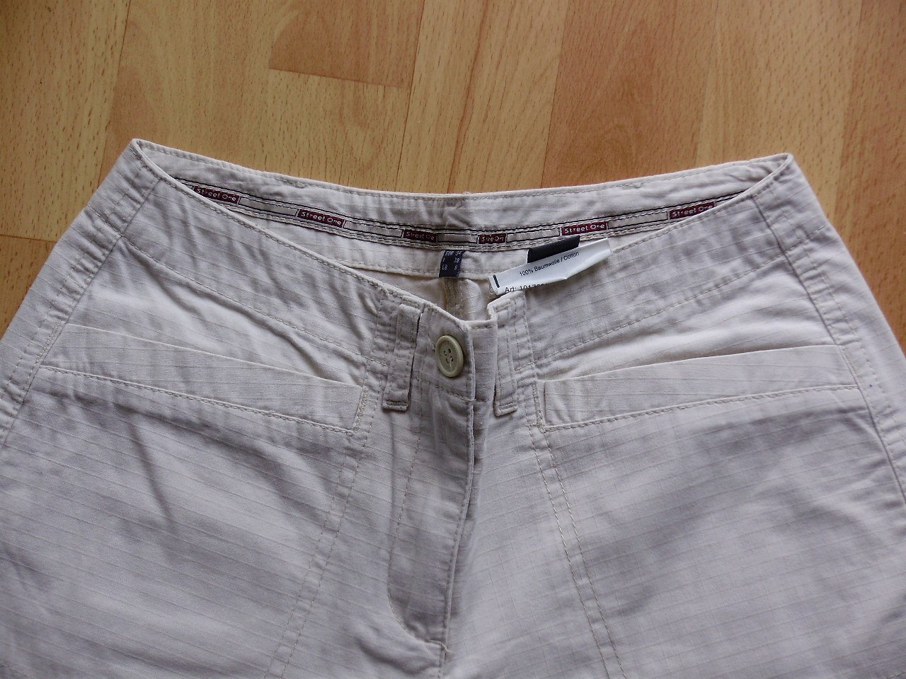 Street one Hose beige hell Jan long weit 34 S