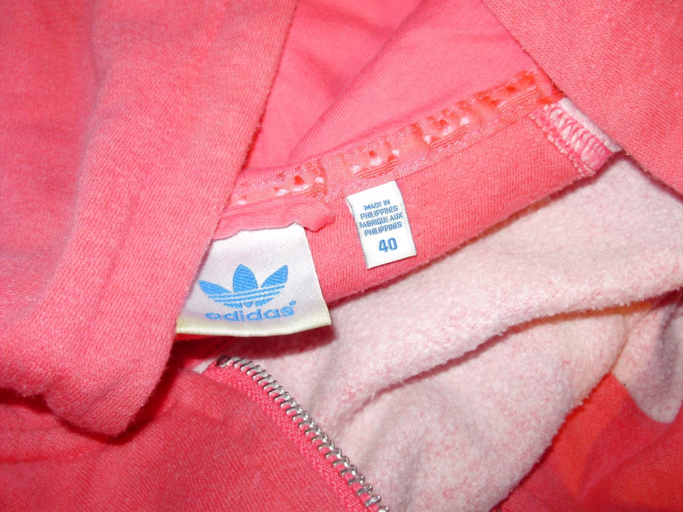 adidas Sweatjacke Vintage pink Gr 40 wie neu