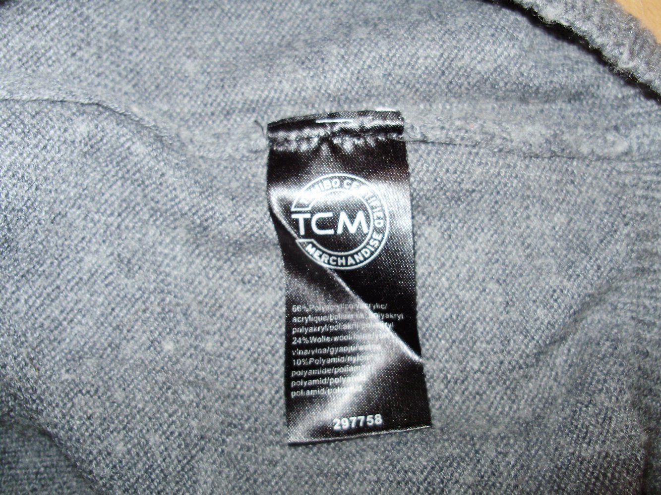 TCM Pullover Kleid grau silber Gr 36 /38 wie neu