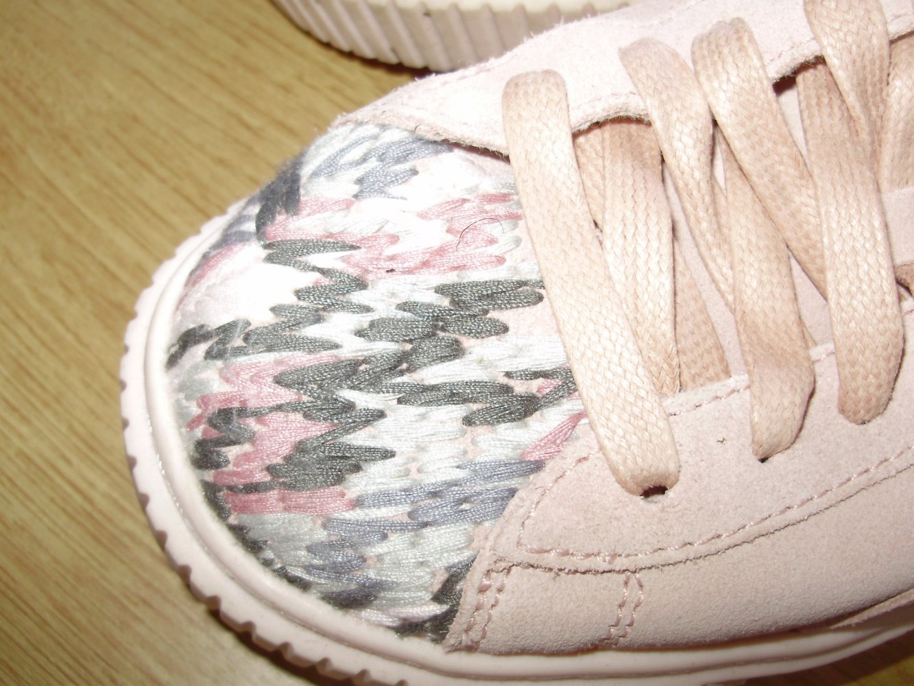 Puma Sneaker rosa mit Stickerei Gr 37