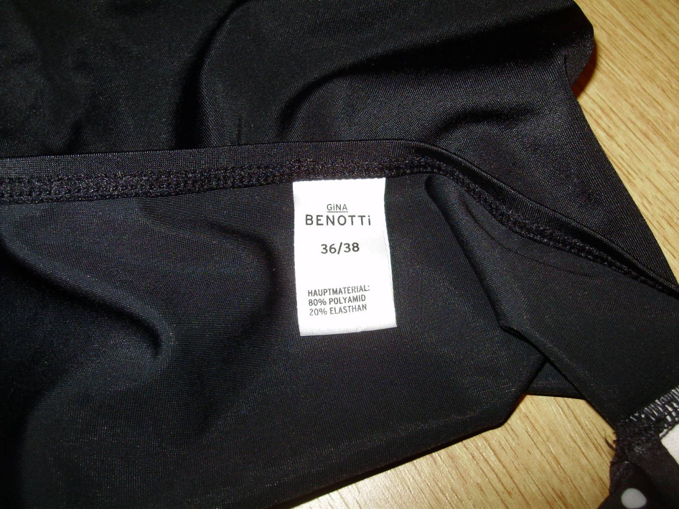 Bikini schwarz mit weißen Pünktchen 36 / 38 Pushup NEU