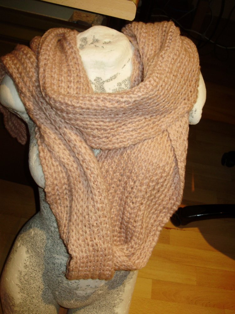 Monari Schal weich warm altrose