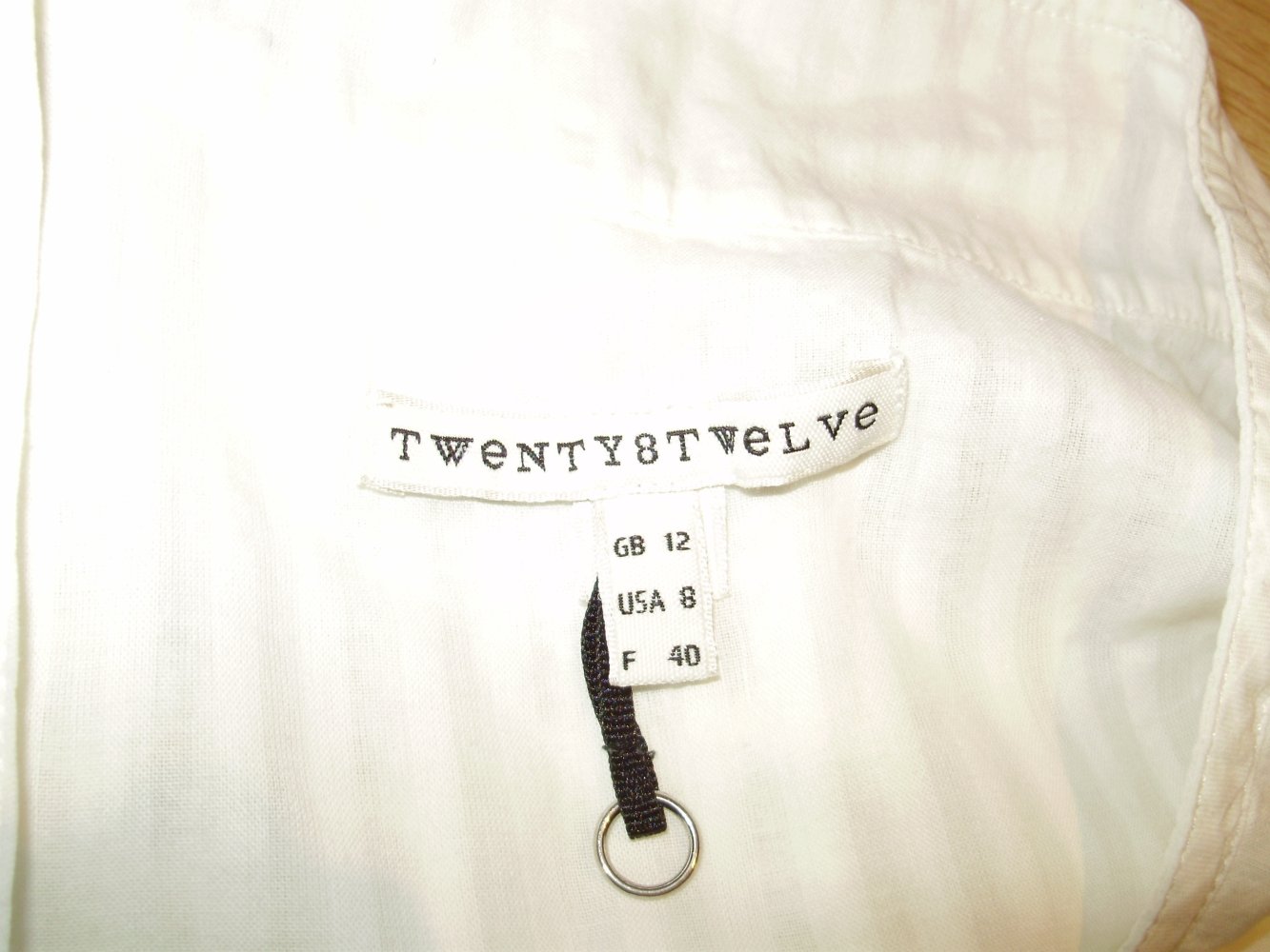 Twenty8Twelve Bluse ausgefallen weiß / creme Baumwolle 40