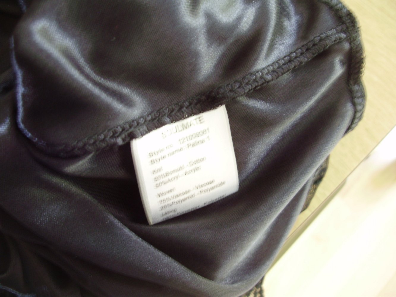 Soulmate Kleid ausgefallen Spitze schwarz S M