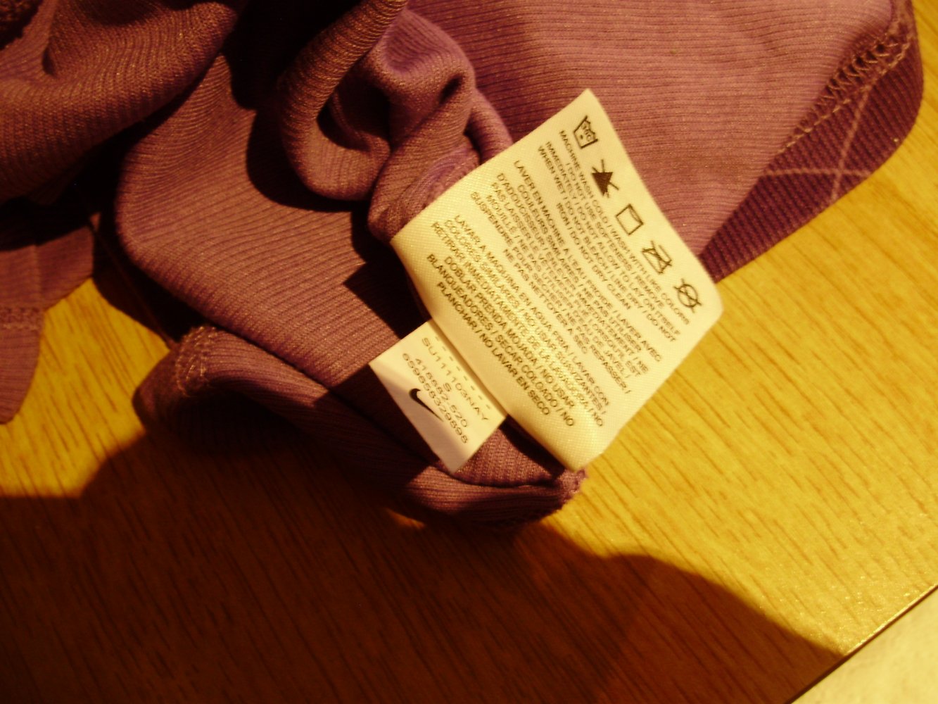 Nike dri fit Top lila S