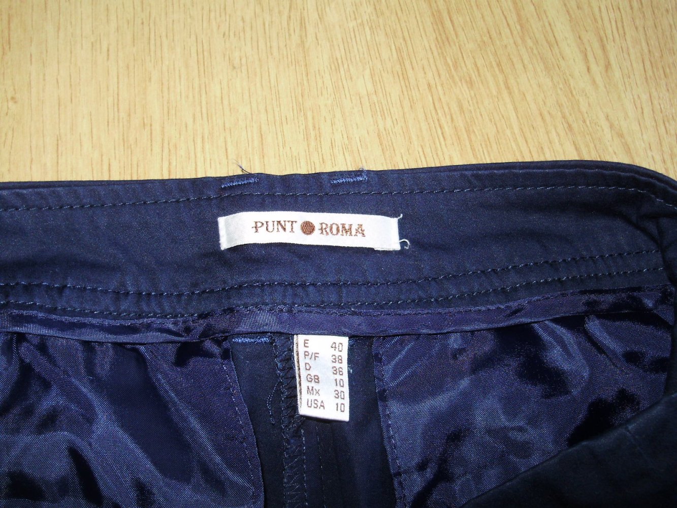 Punt Roma Hose Stoff dblau 36