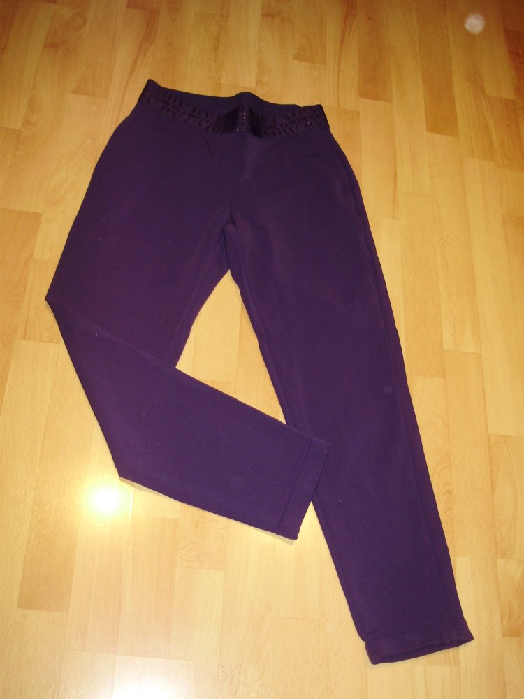 Cambio Hose Stretch lila ausgefallen 34 =S/M NEU