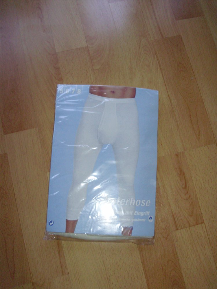 Unterhose 3/4 lang 100% Baumwolle Gr 5