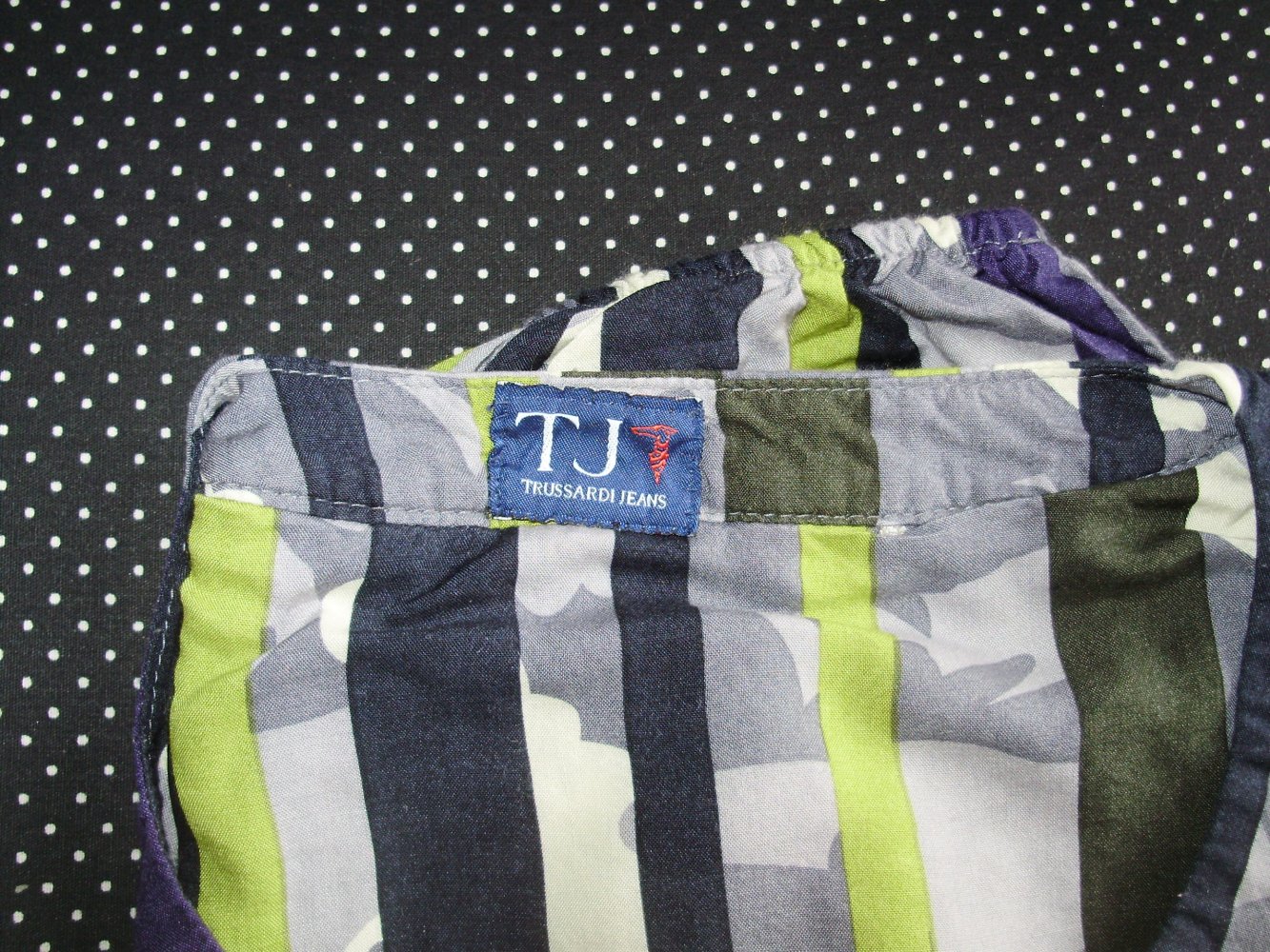 Trussardi Jeans Bluse ausgefallen S M passend