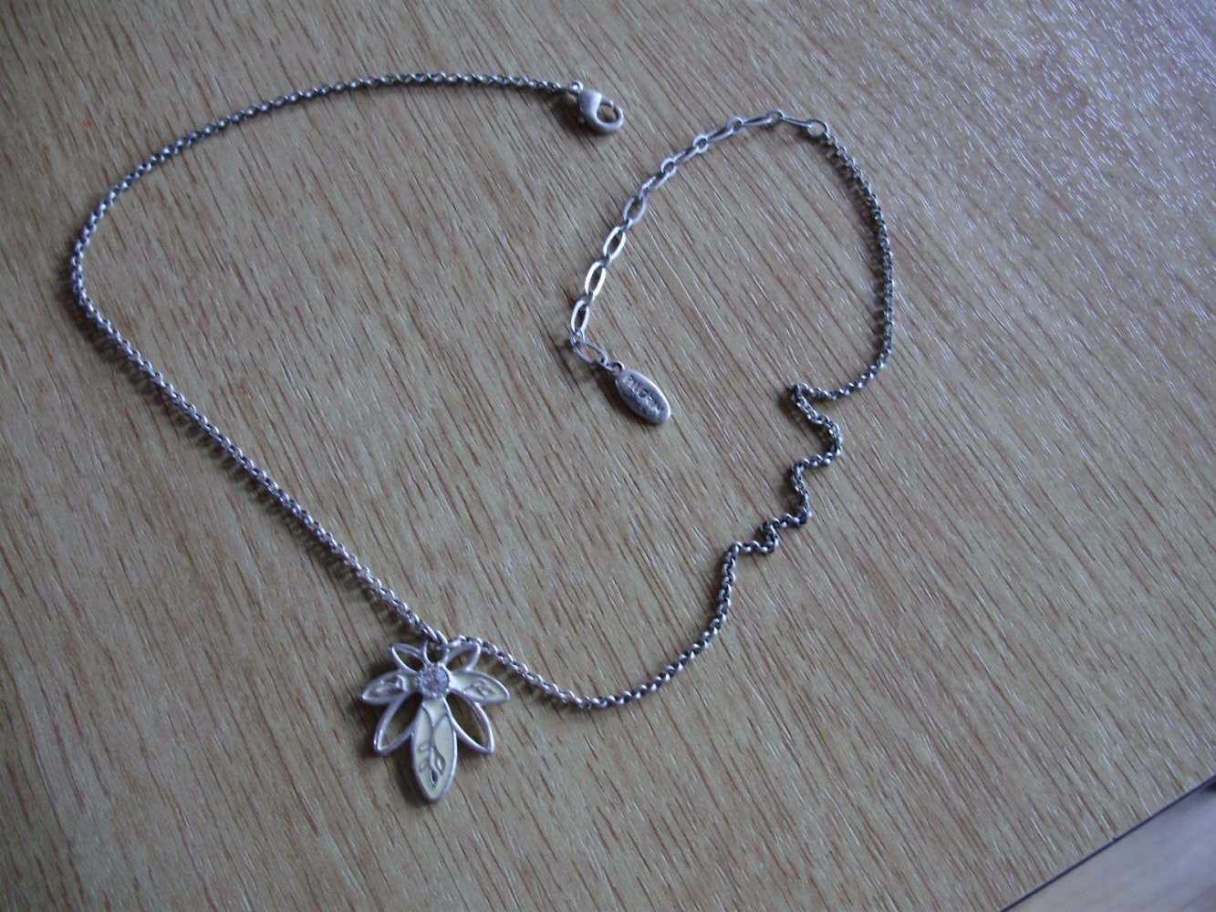 Pilgrim Kette silbern Blatt