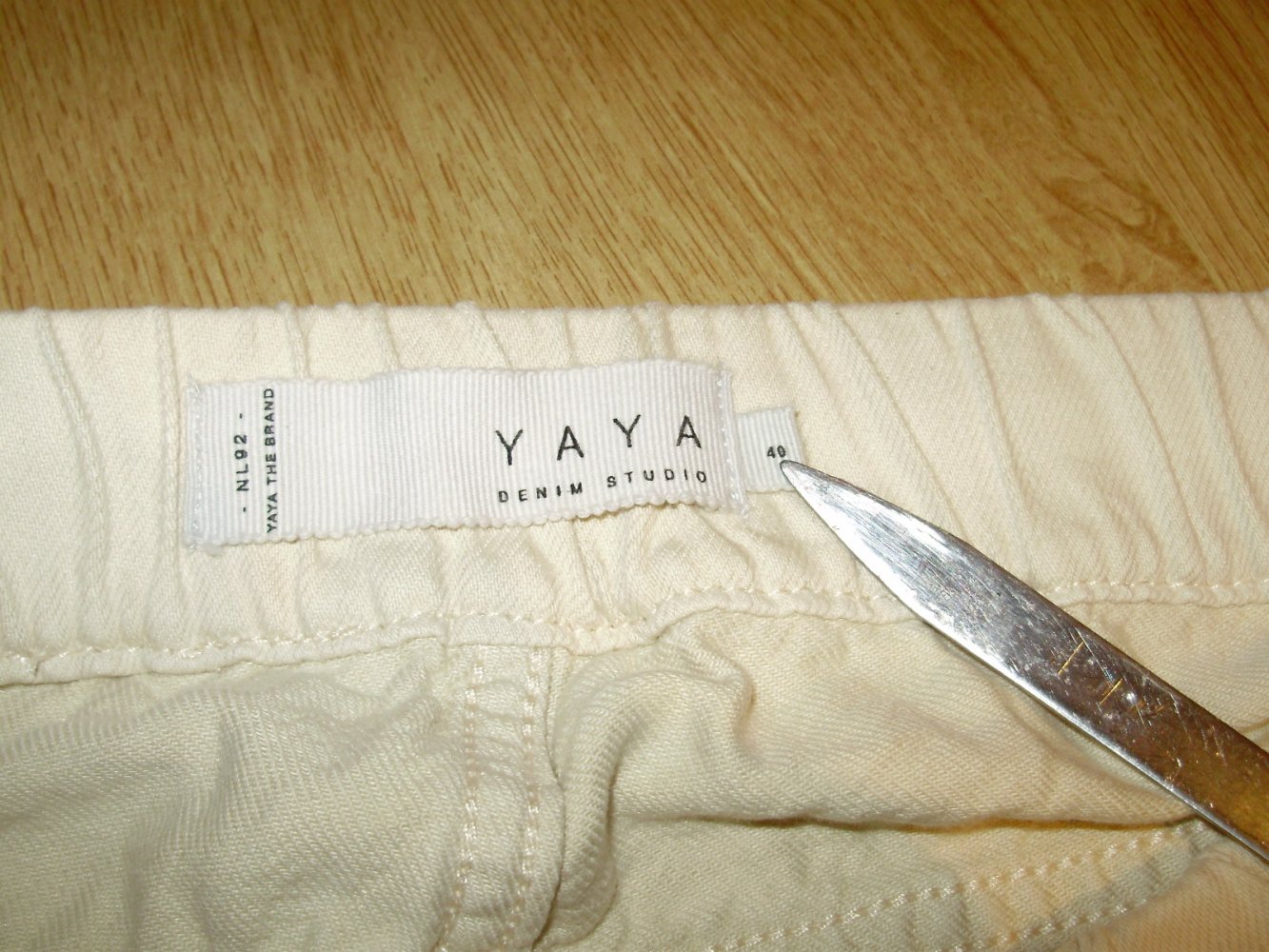 Yaya Hose beige weit Gr 40