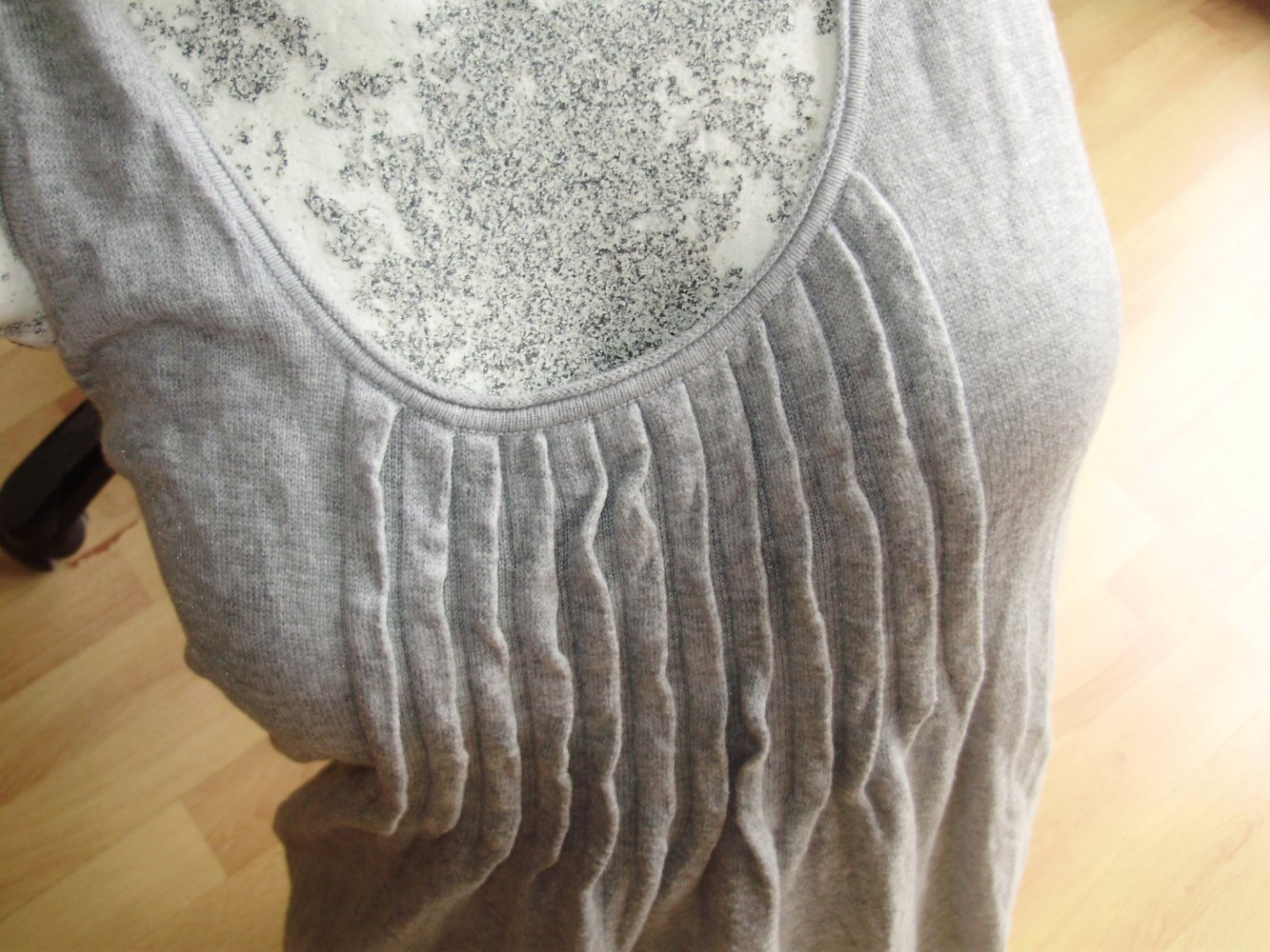 Marc O´Polo Kleid hellgrau ausgefallen organic Cotton S