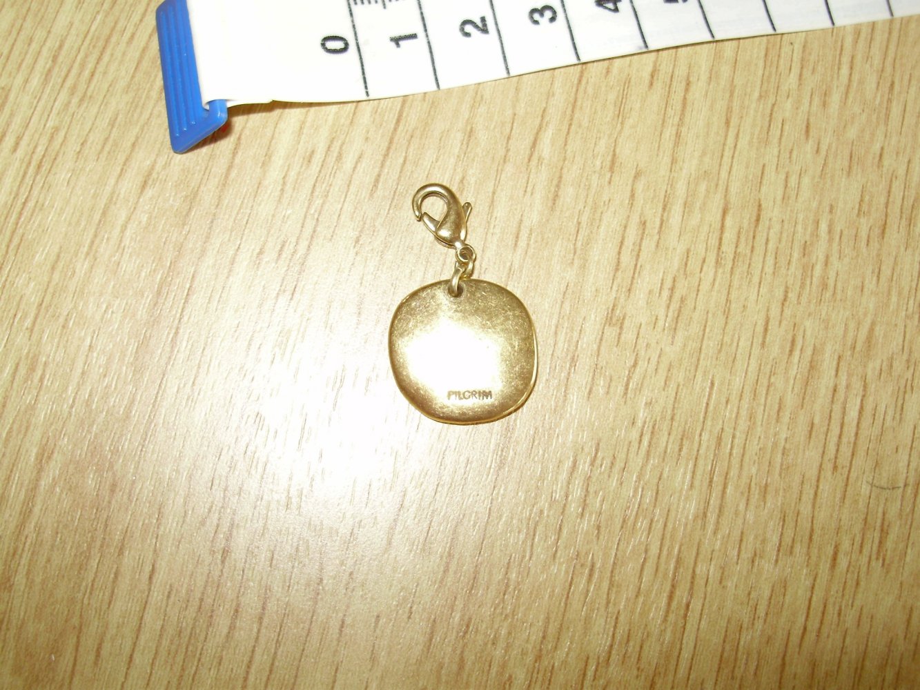 Pilgrim Anhänger Lebensbaum rund golden