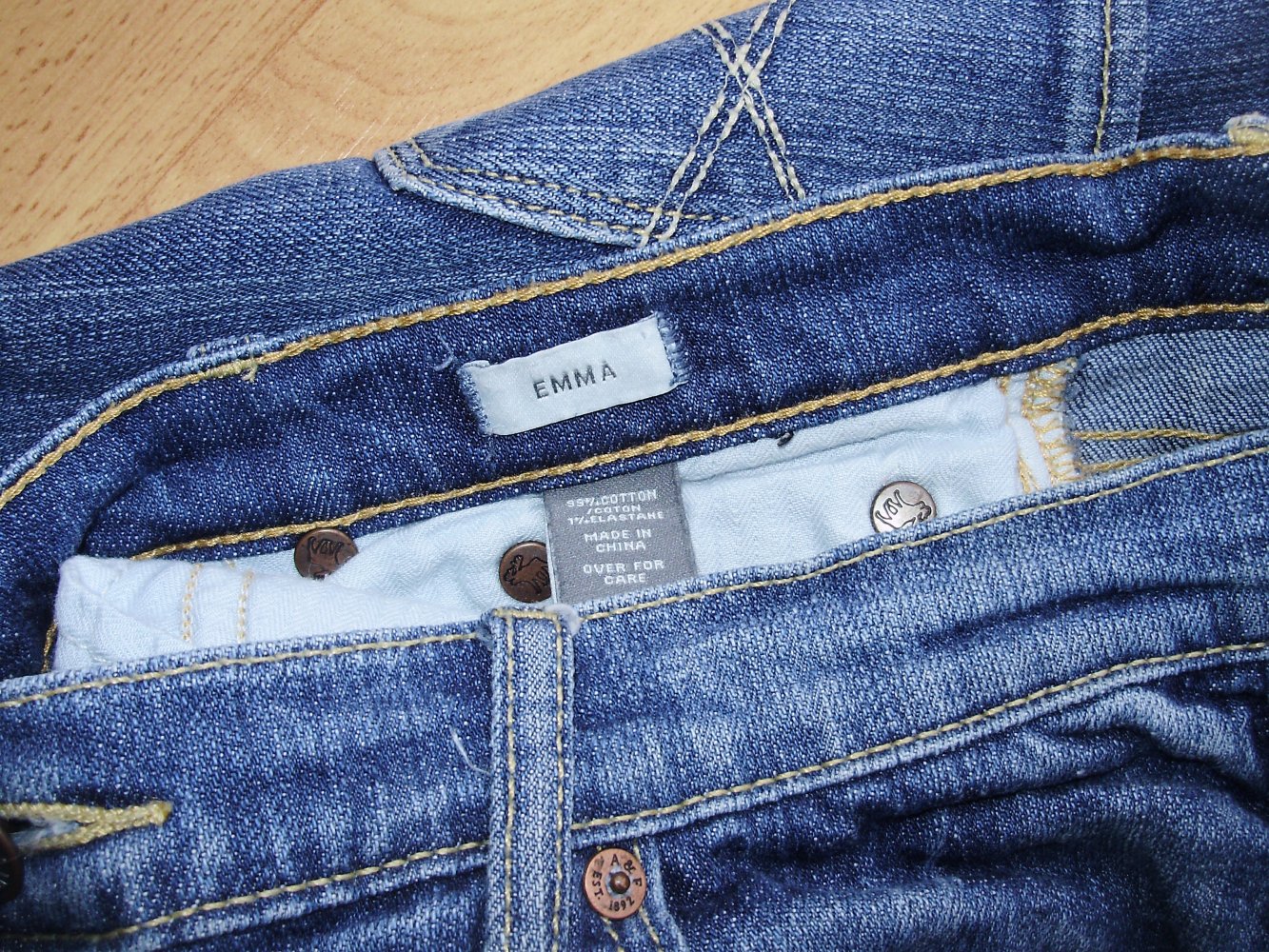 Abercrombie &Fitch Jeans Modell Emma 6R Stretch gerades Bein