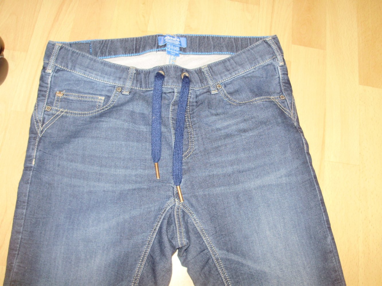 adidas Jeans bequem Gummibund + Bändel 28/ 32