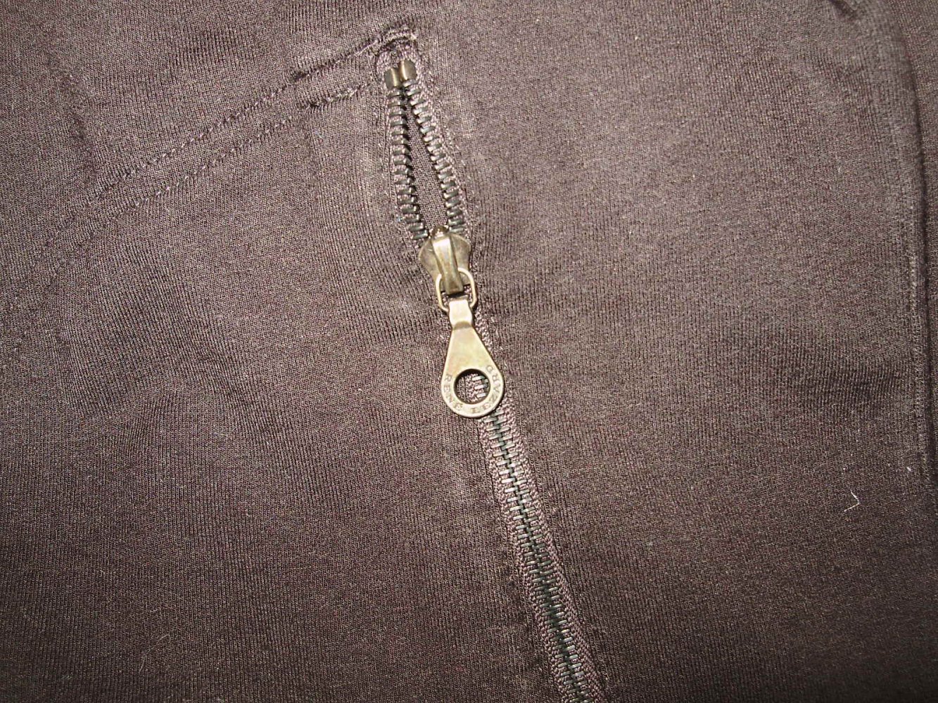 Rene Lezard Kapuzensweat Hoodie dunkelbraun M wie neu