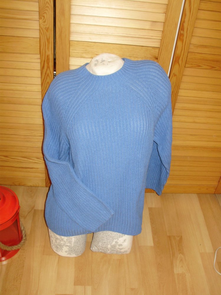 Rich & Royal Pullover himmelblau BW Modal S M