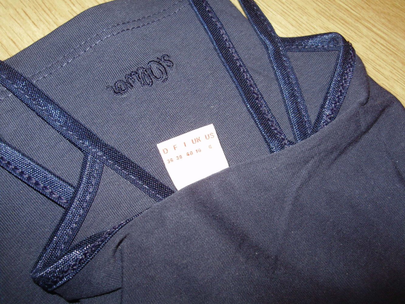 s. oliver Top Spaghetti dunkelblau 36