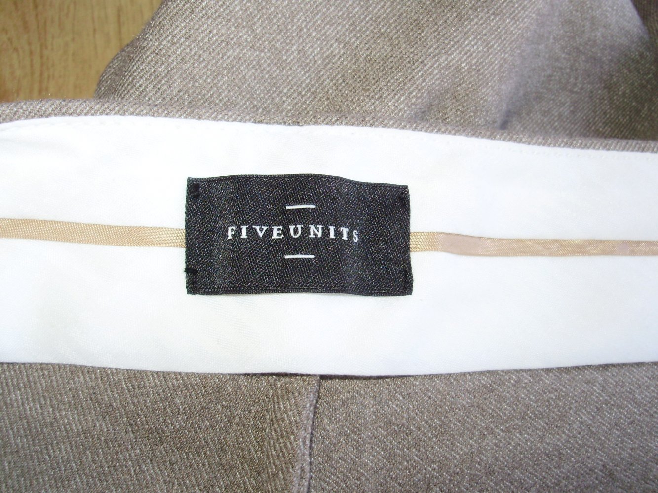 Fiveunits Hose Modell Angelie hellbraun W 26 = S