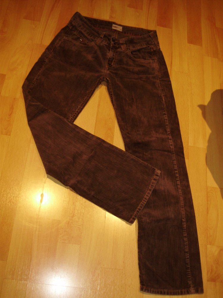 Tommy Hilfiger Samt Hose braun W 28 L 30