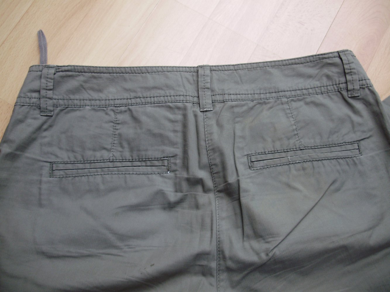 s. oliver Hose Stoff khaki Gr 34 auch S passend