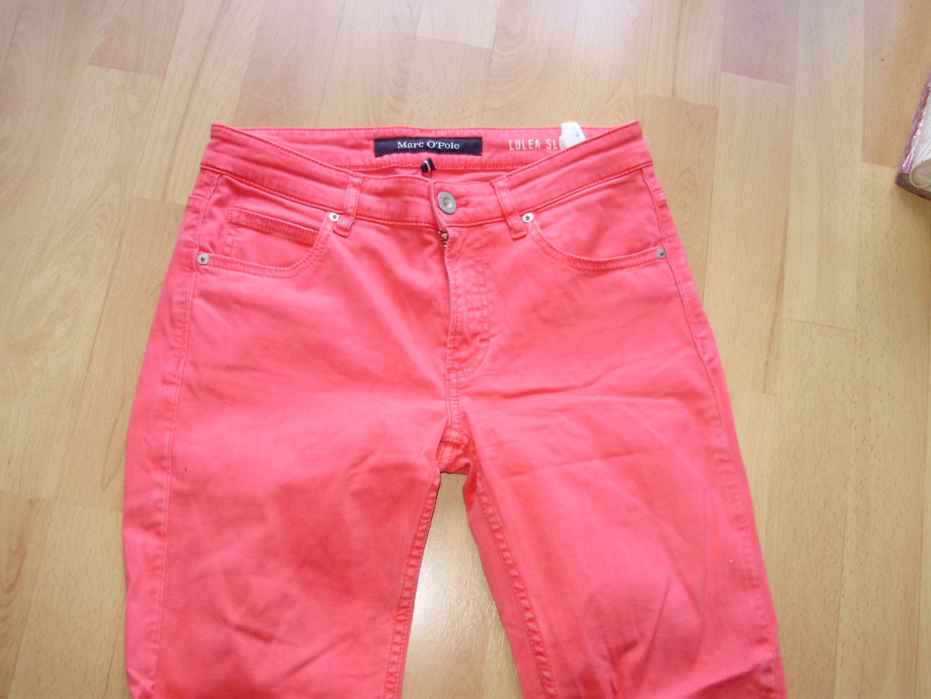 Marc O´Polo Jeans rot Lulea Slim Mid Waist 27 32