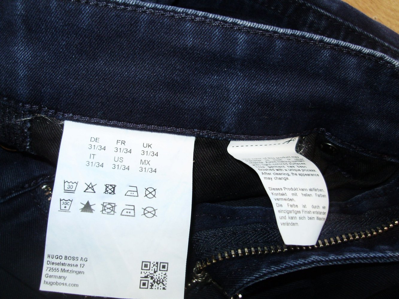 Hugo Boss Jeans dunkelblau 31/34