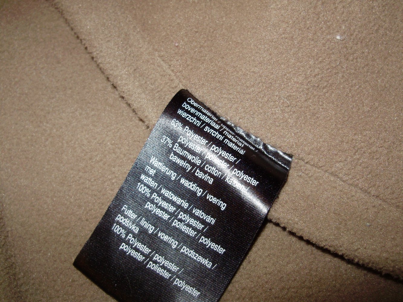 Mitch &Co Mantel Kapuze abnehmbar khaki Gr S