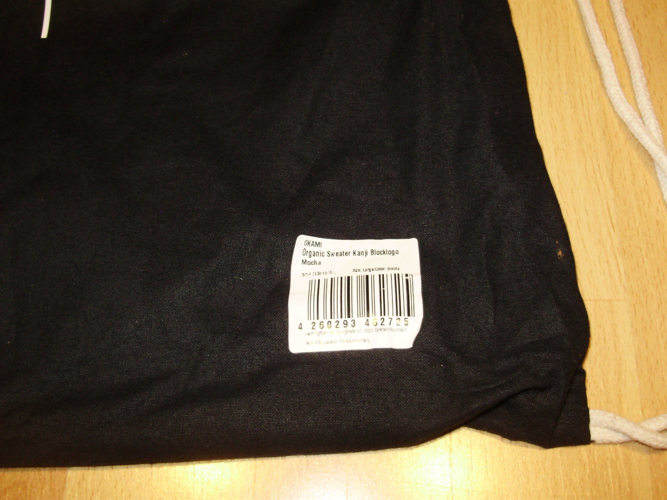 Okami Turnbeutel schwarz NEU