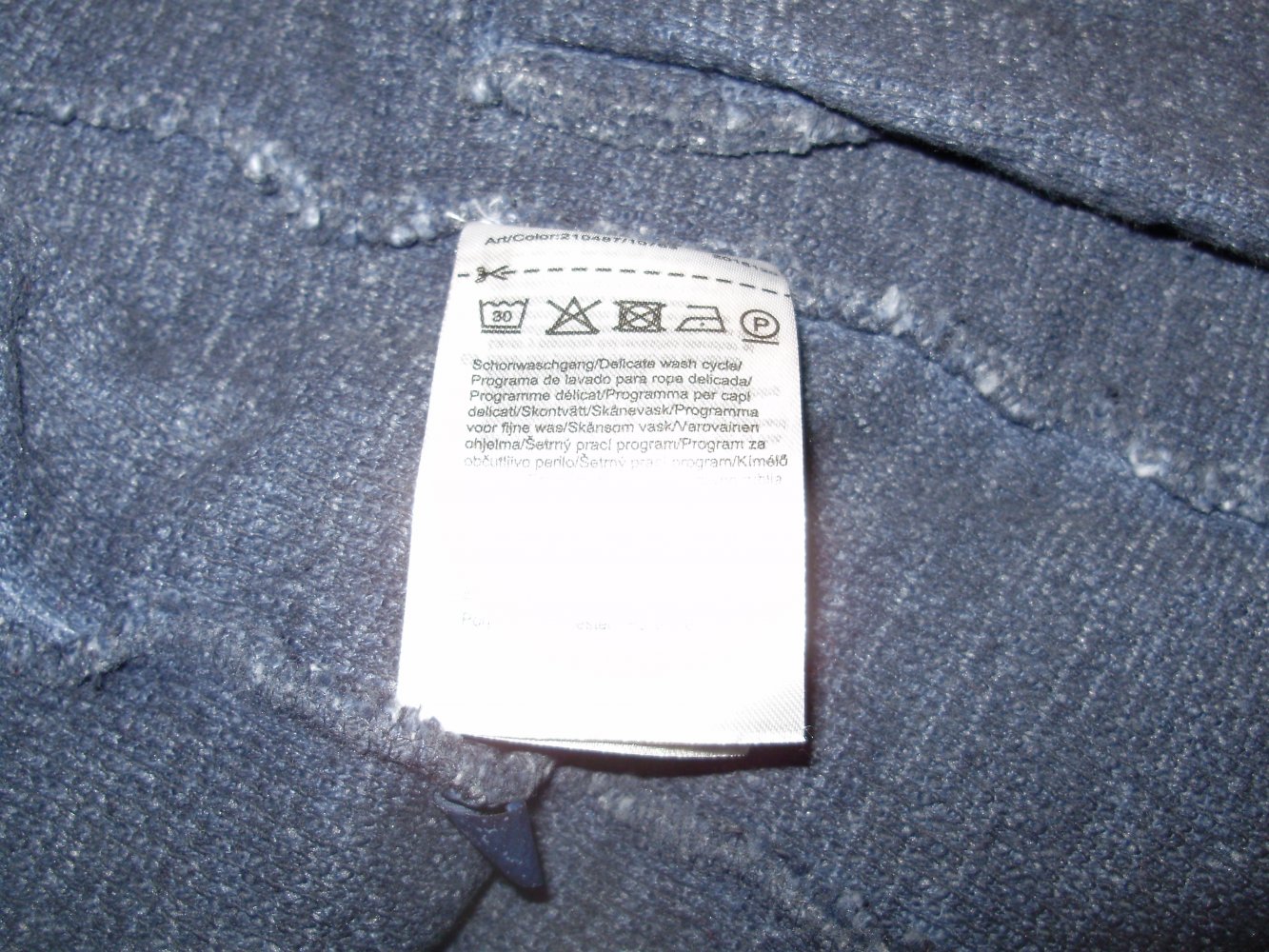 Street one Cardigan Blazer blau Reißverschluss 38