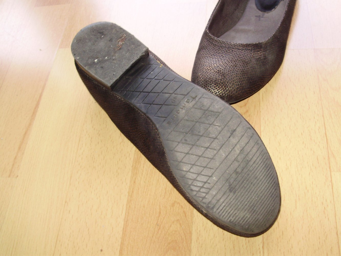 Tamaris Ballerina soft goldbraun 40