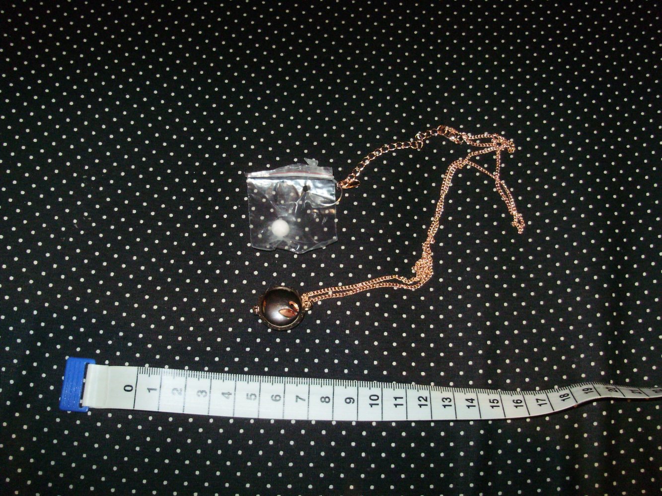 Kette rosegold Anhänger Duftkugel NEU