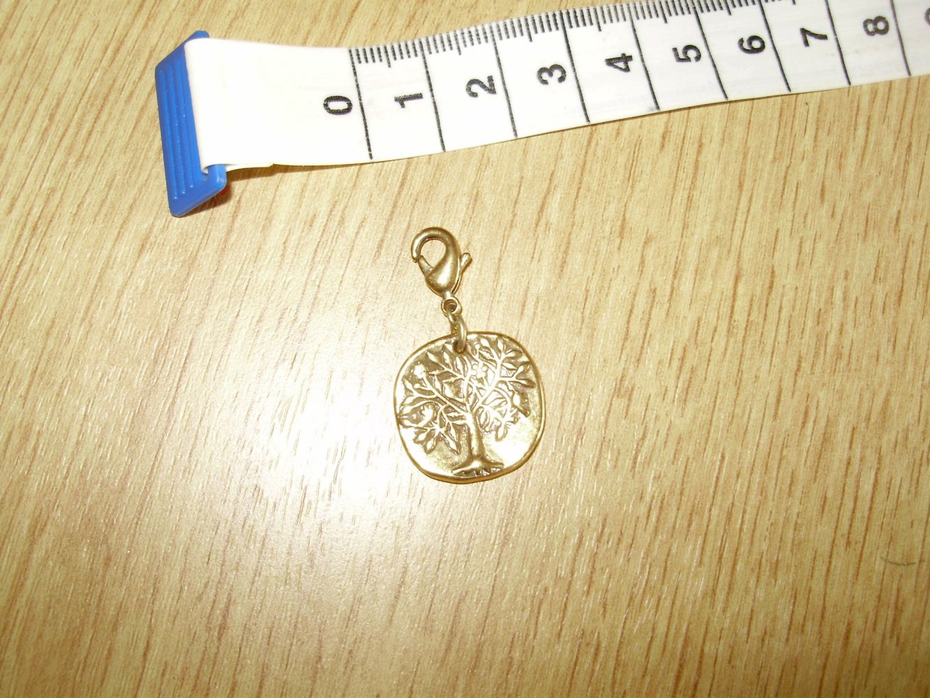 Pilgrim Anhänger Lebensbaum rund golden