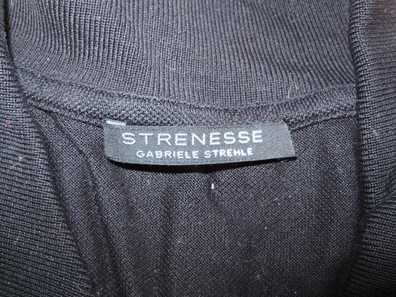 Strenesse Poloshirt schwarz Gr 40