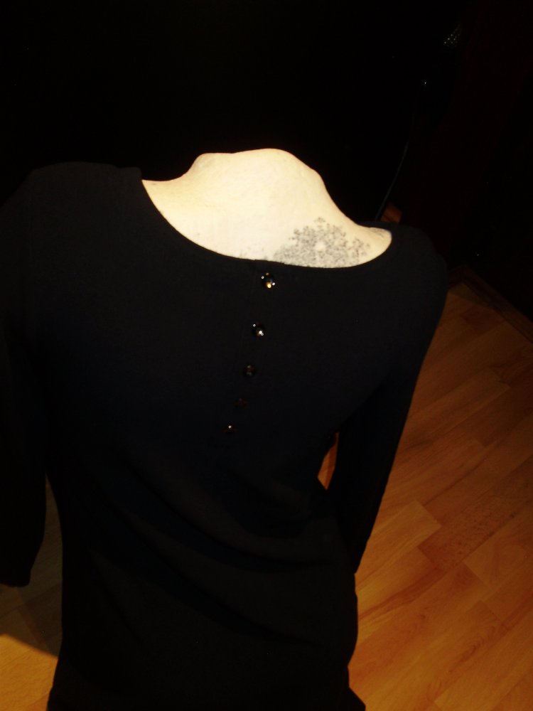 Taifun Kleid LA dblau Stretch S M passend