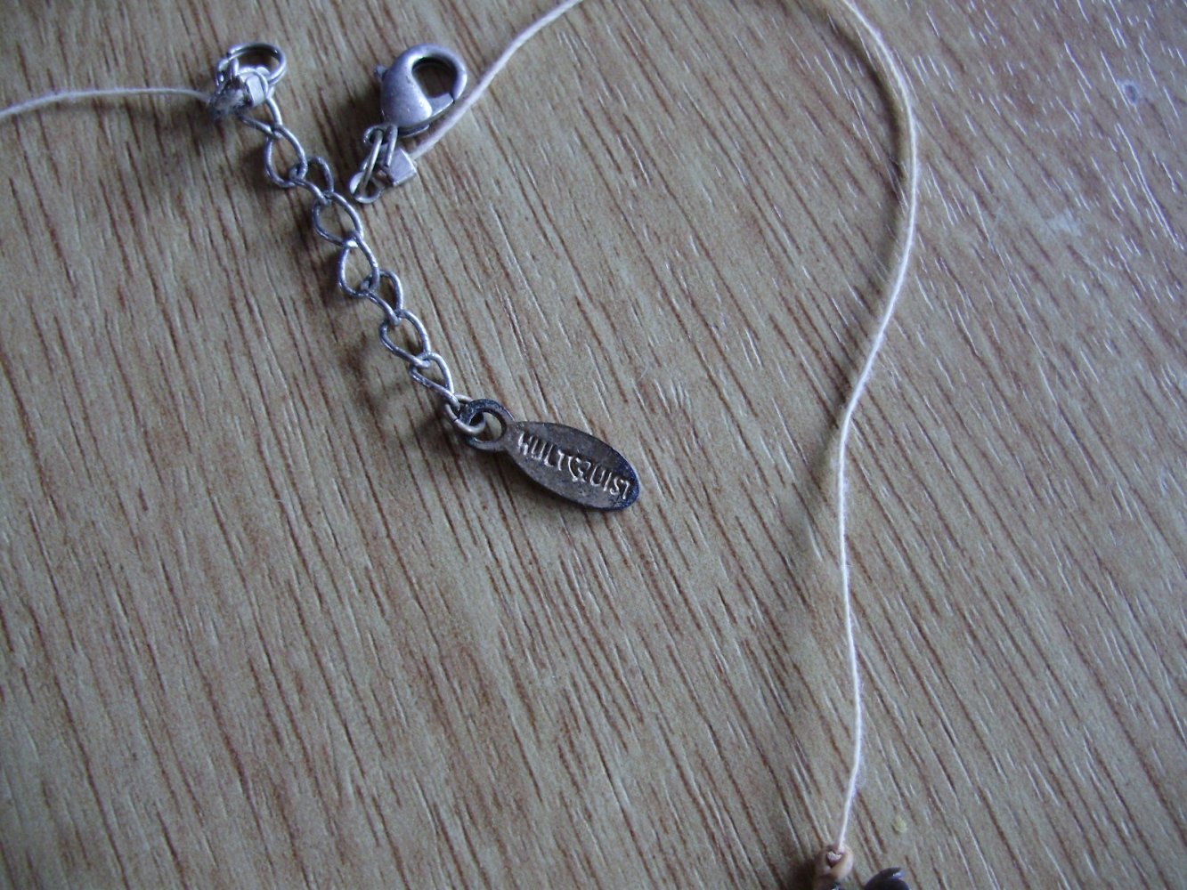 Hultquist Kette bronzefarbene Blätter ausgefallen