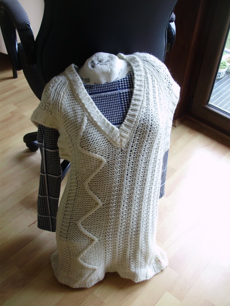 Street one Oberteil blau schwarz Karo Gr 34 =S