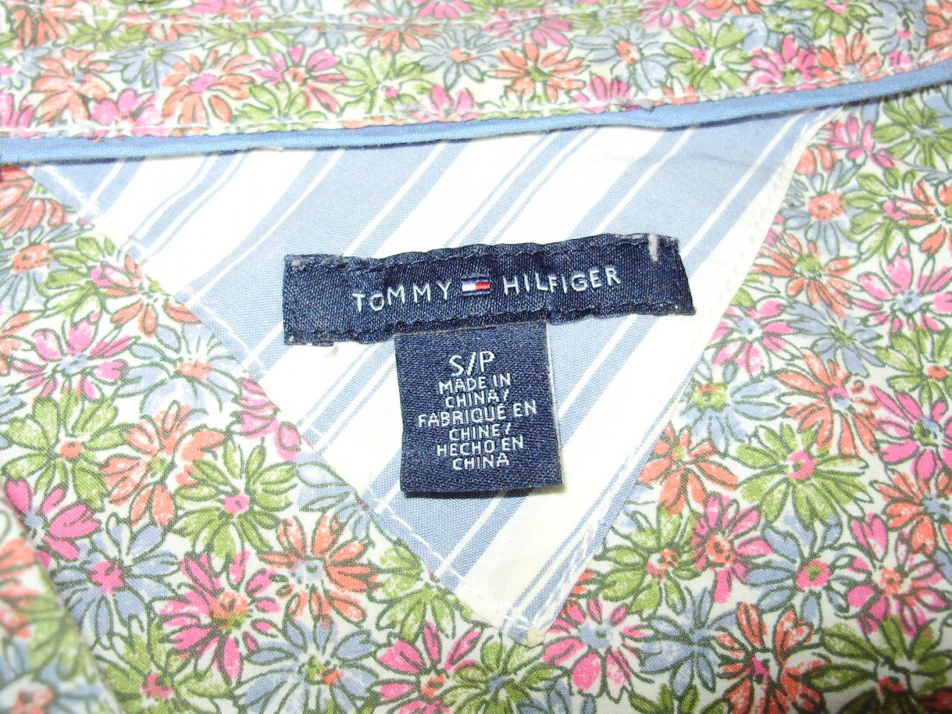 Tommy Hilfiger Hemdblusen Kleid bunt Blumen S