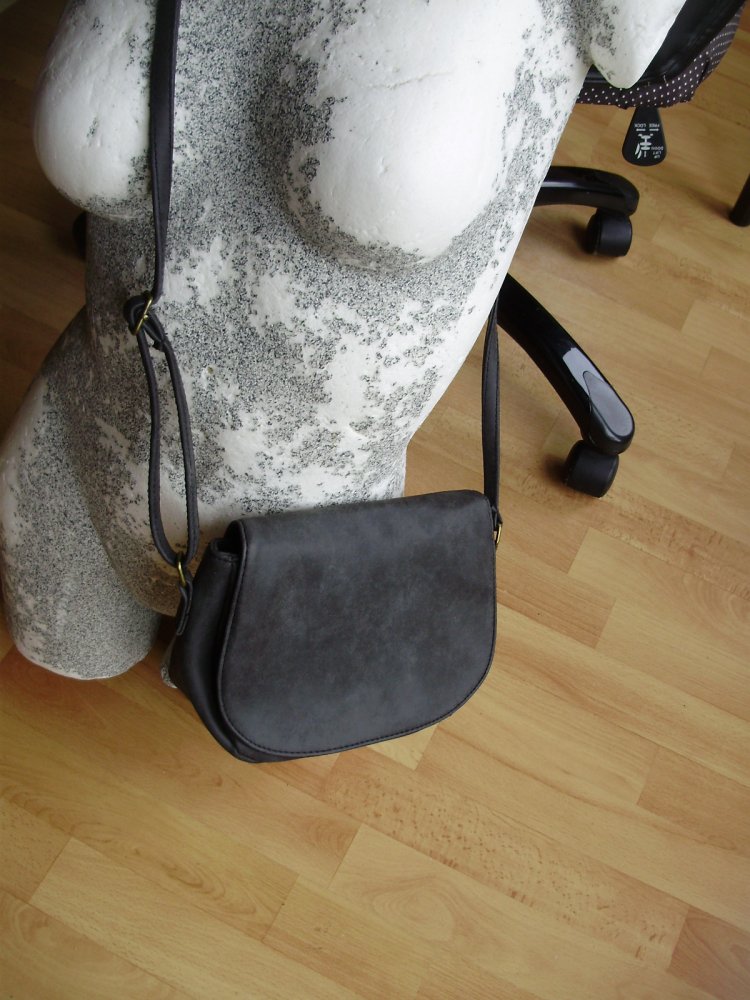 Umhängetasche Crossbag grau NEU