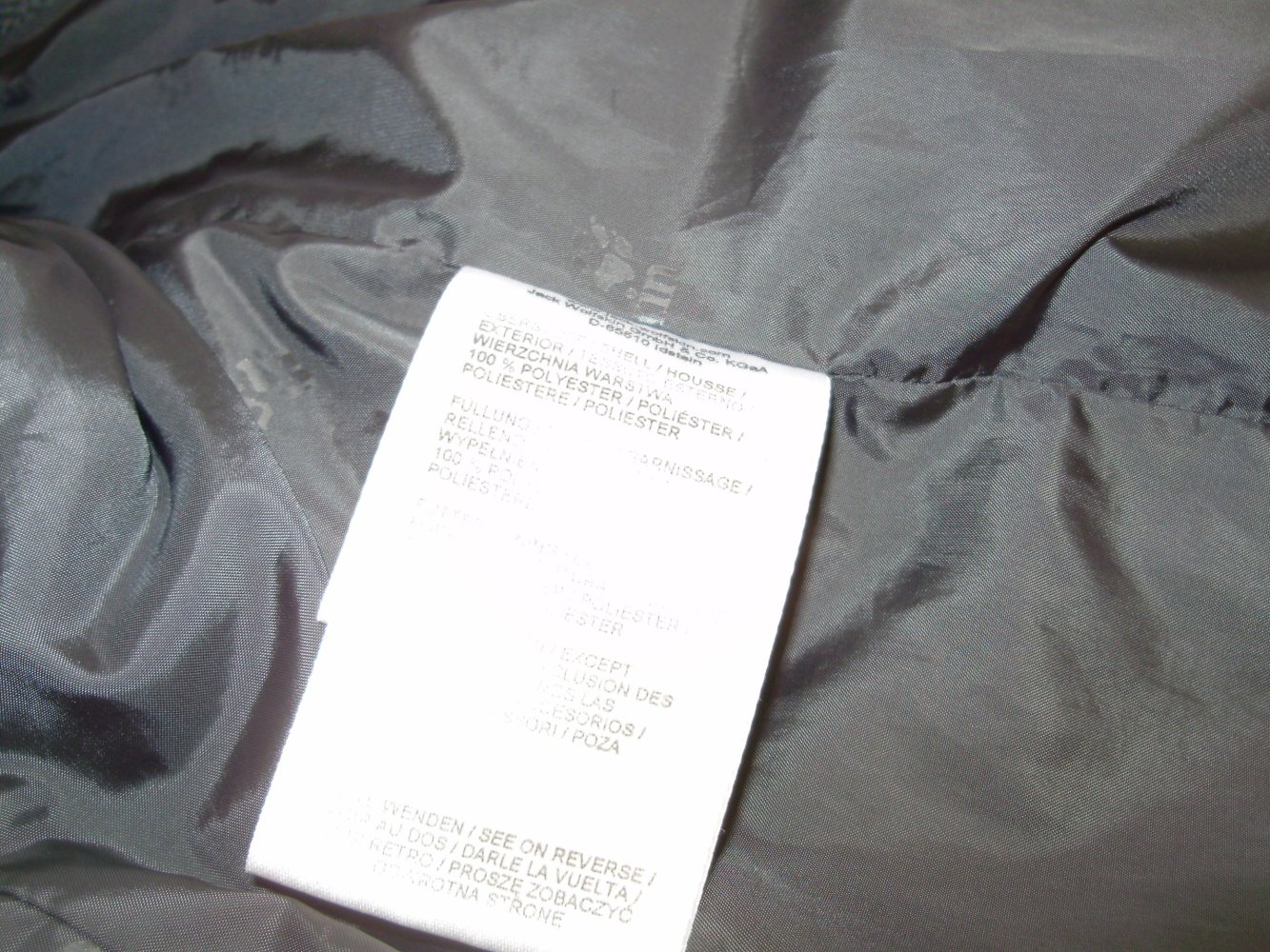 Jack Wolfskin Weste Stepp Kapuze schwarz Microguard M