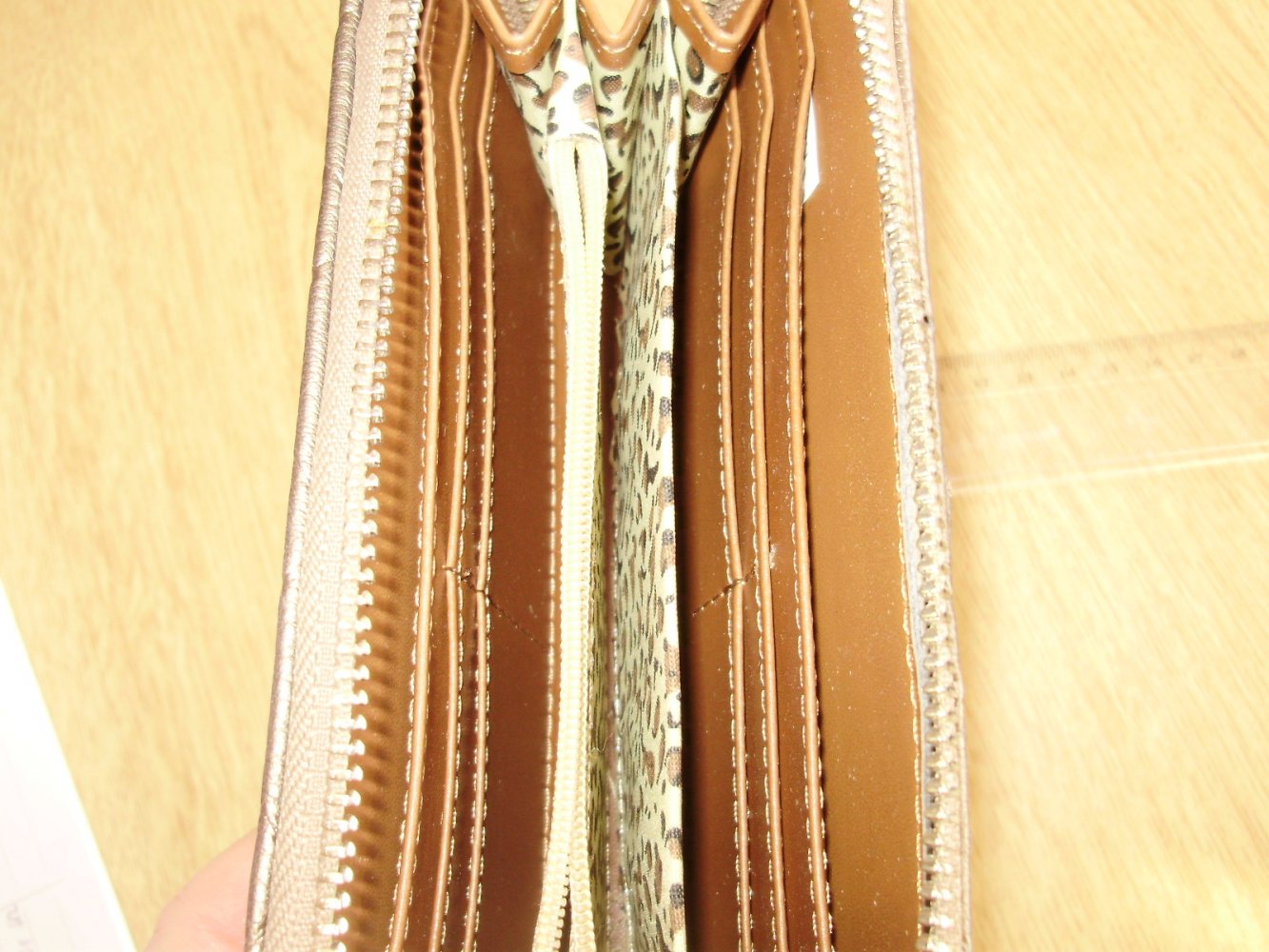 Geldbörse Bronze Schleife NEU