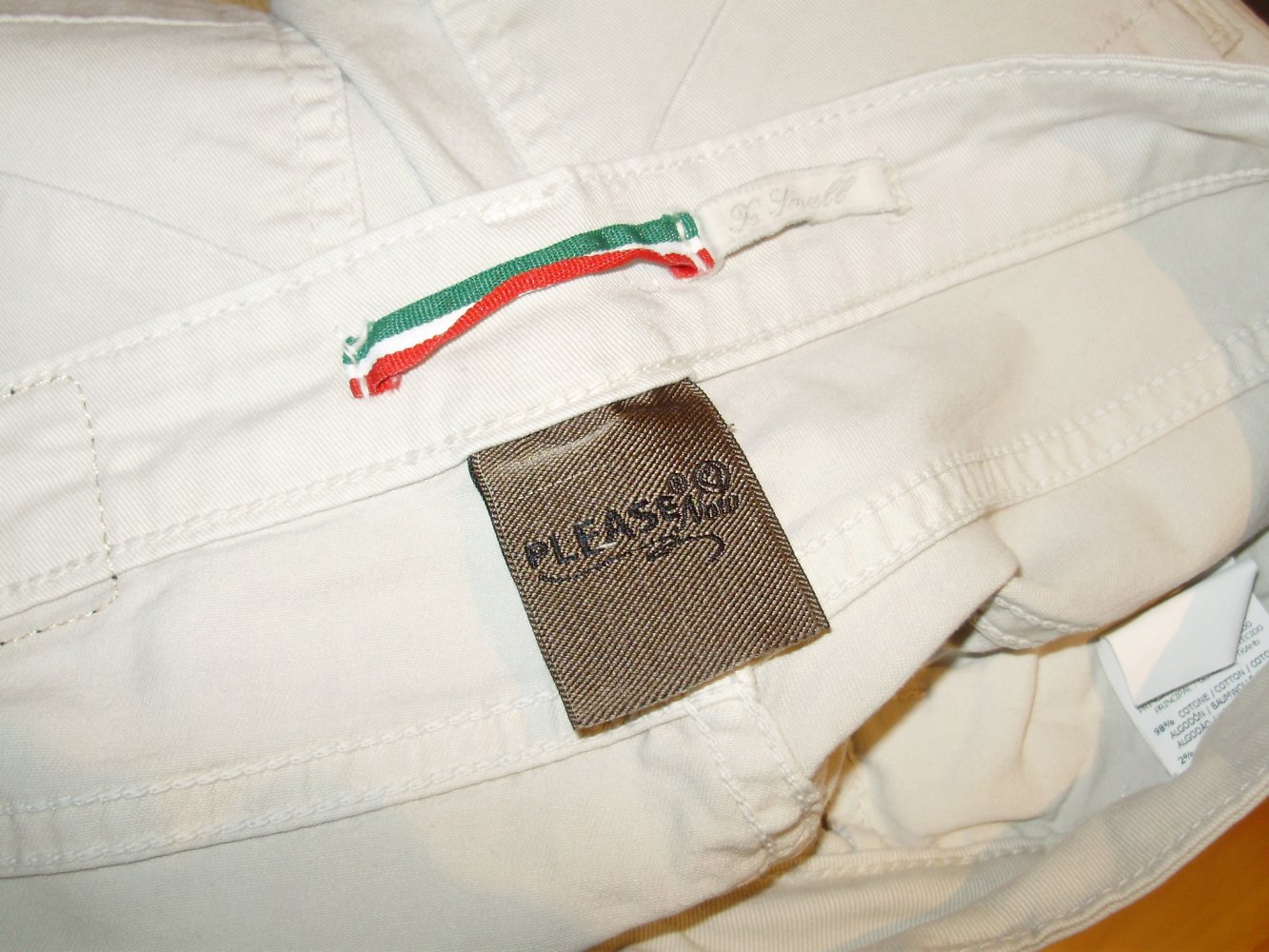 Please Hose lichtgrau XS = S