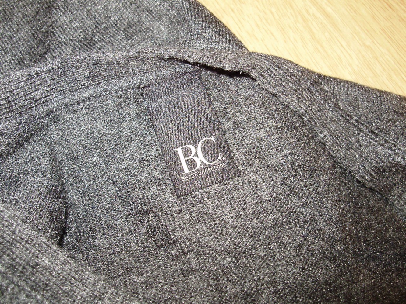 Best connection Strick Kleid Etui grau Gr 36