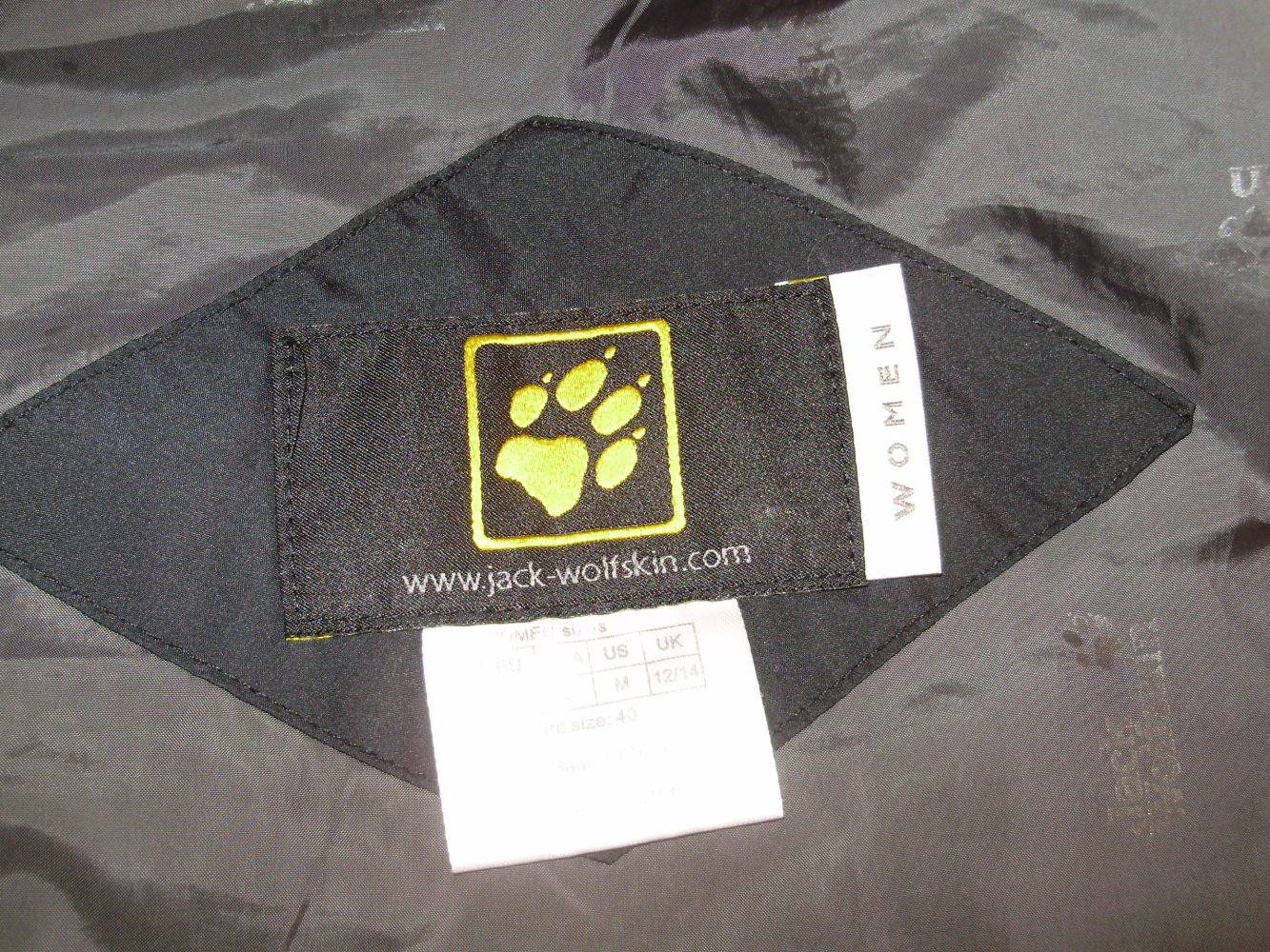 Jack Wolfskin Weste Stepp Kapuze schwarz Microguard M