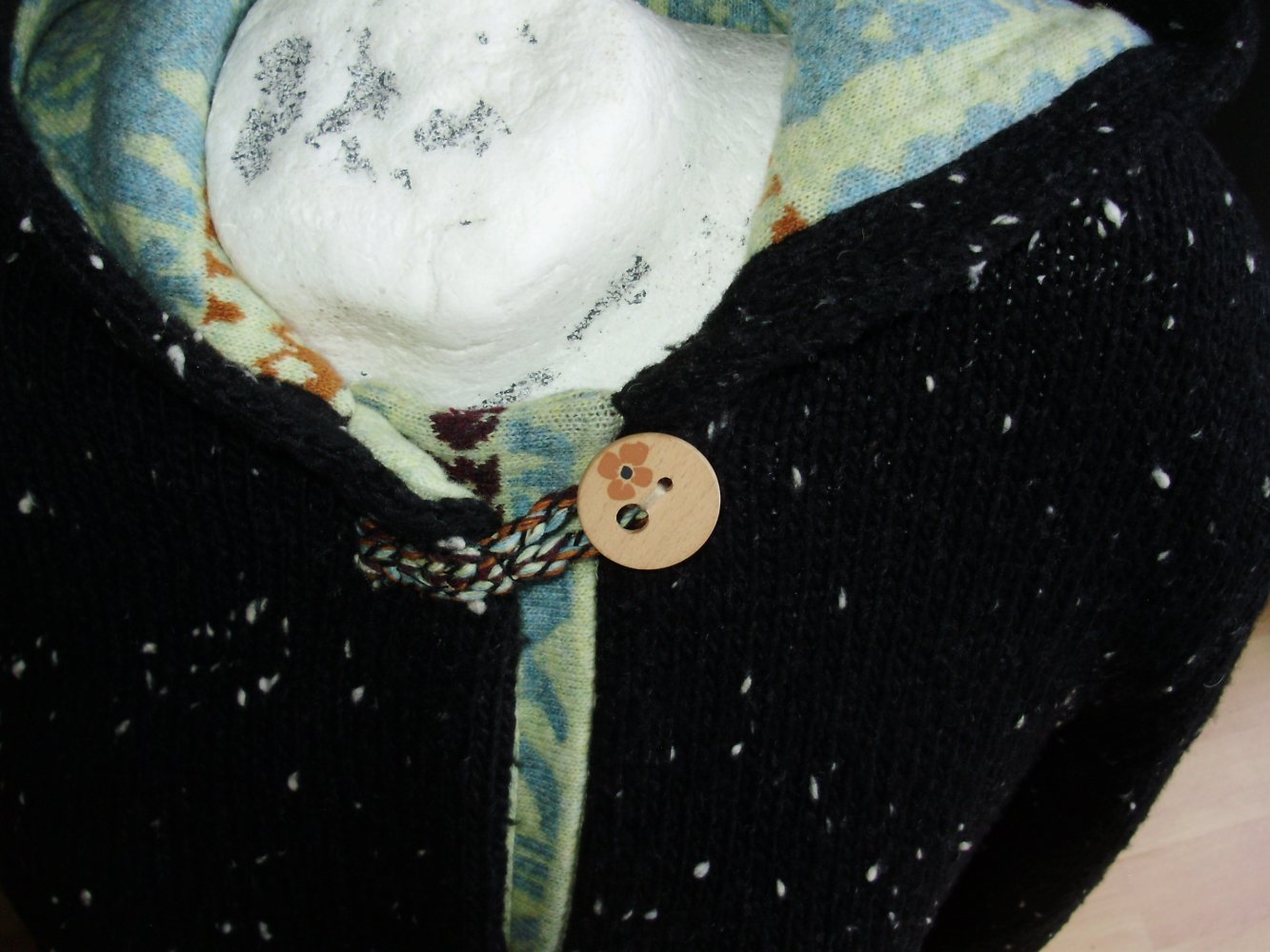 Kooi warmer Strickmantel Kapuze 44