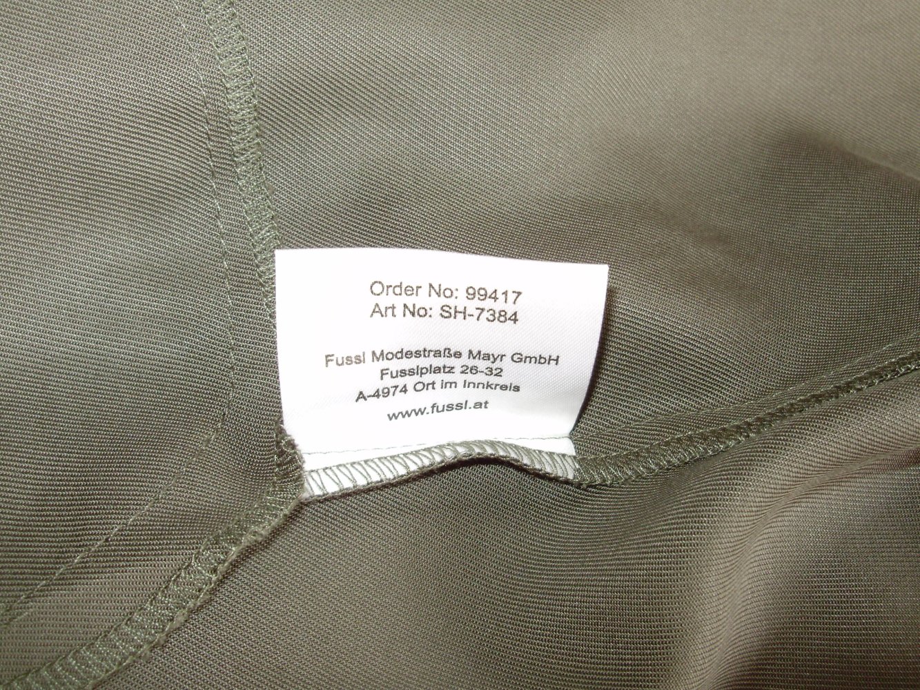 17&Co Fussl Trench locker khaki M NEU