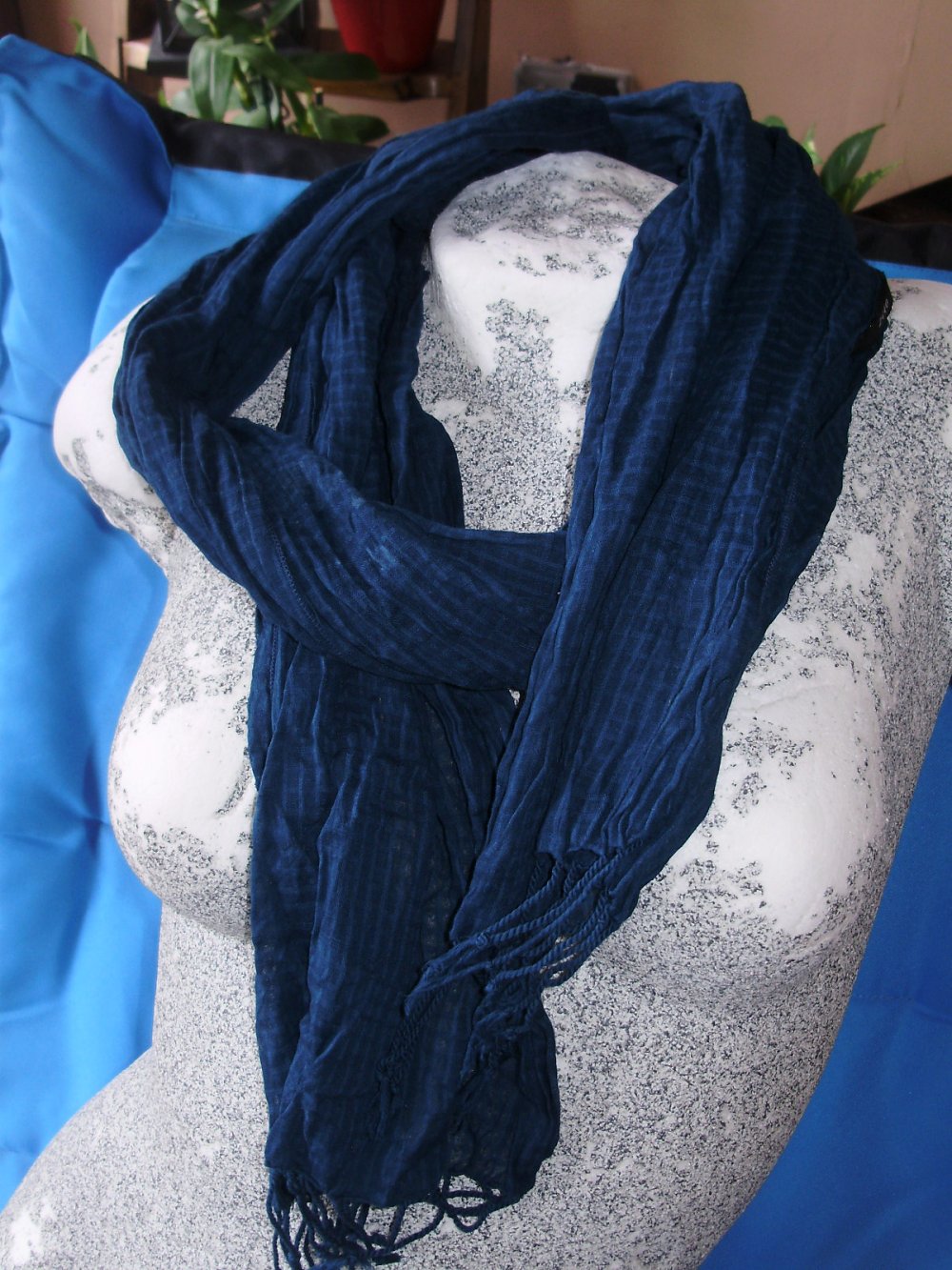 zero Schal weich petrol blau weich