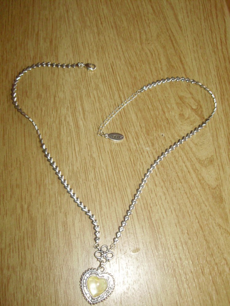 Hultquist Kette silbern Herzenkette + Herzanhänger 52 cm